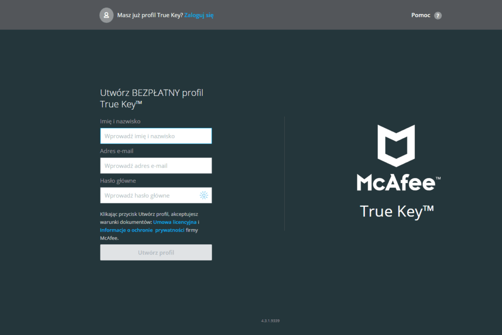 PC Matic vs McAfee: Mcafee True Key